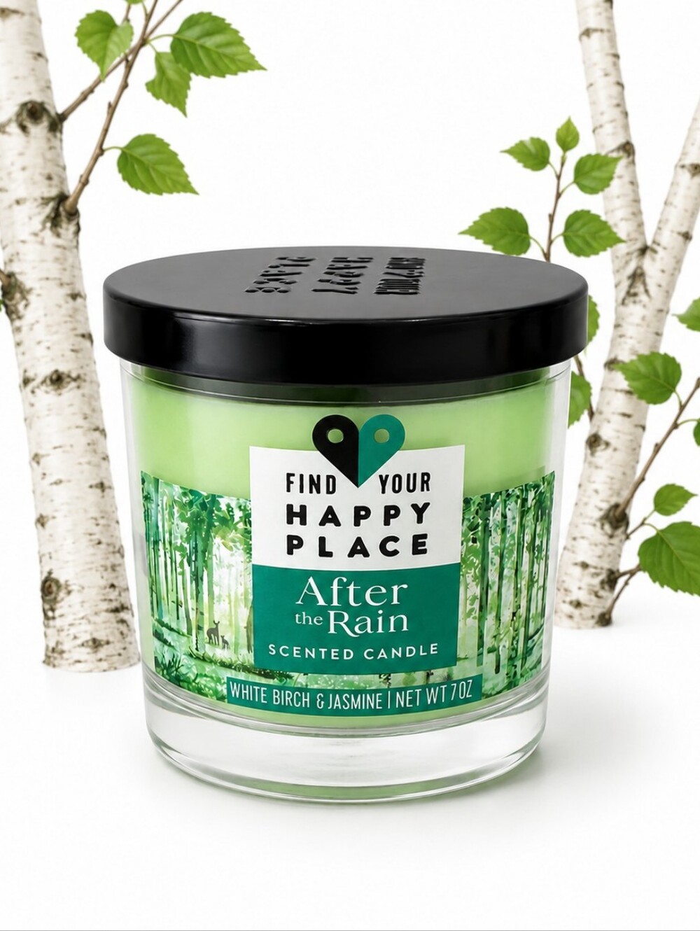 'After the Rain' Scented Candle - Green